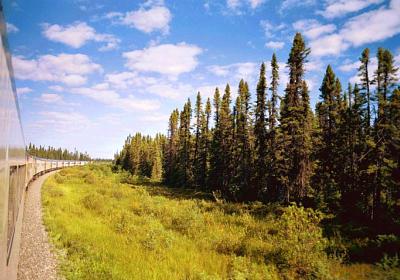 Scenery along the route to Moosonee